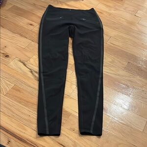 Spanx Every Wear Tech Tape Support Compression Black Leggings Size S